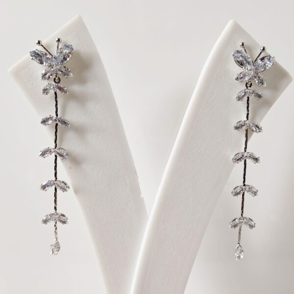 Elegant Butterfly Drop Earrings