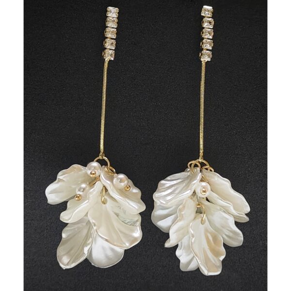 Cascading Petal Drop Earrings